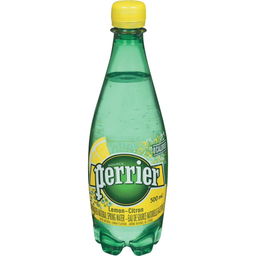 Perrier Sparkling Water with lemon 500ml