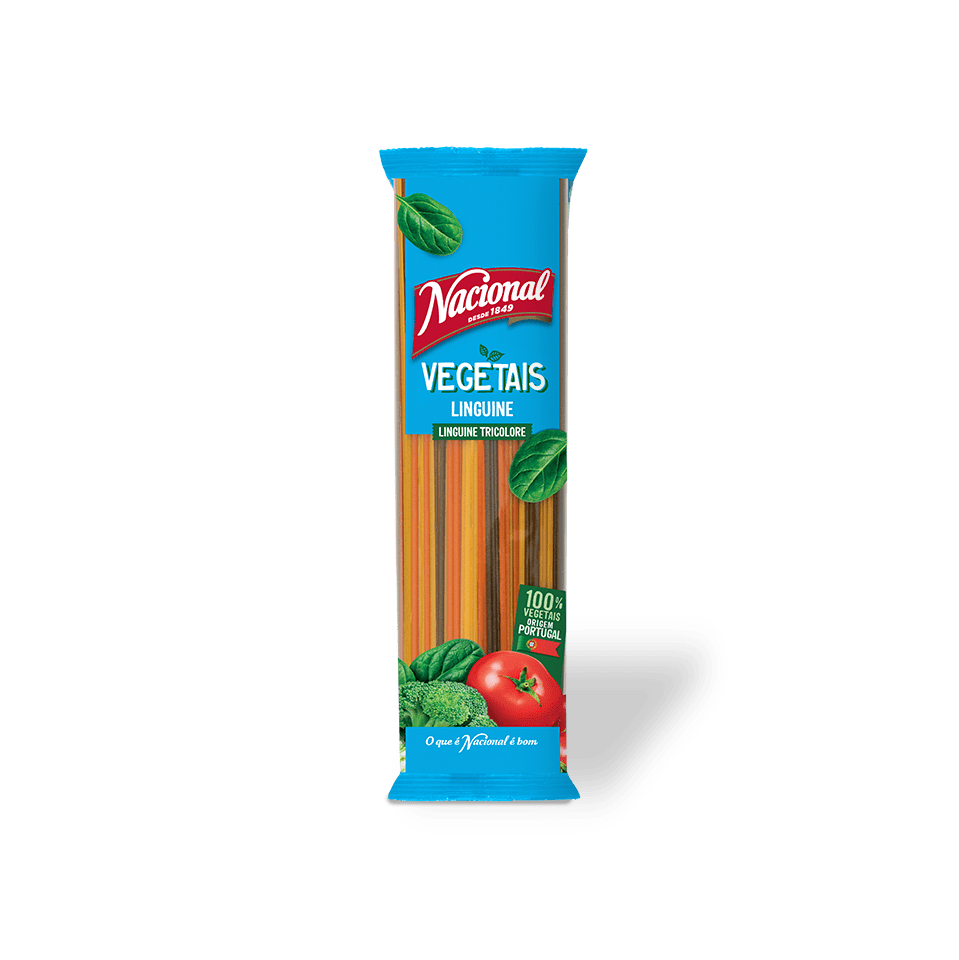 Nacional Vegetais Linguine Tricolore 500g