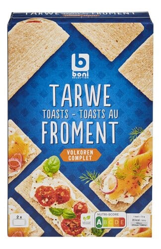 Boni Tarwe Whole Wheat Toast 250g